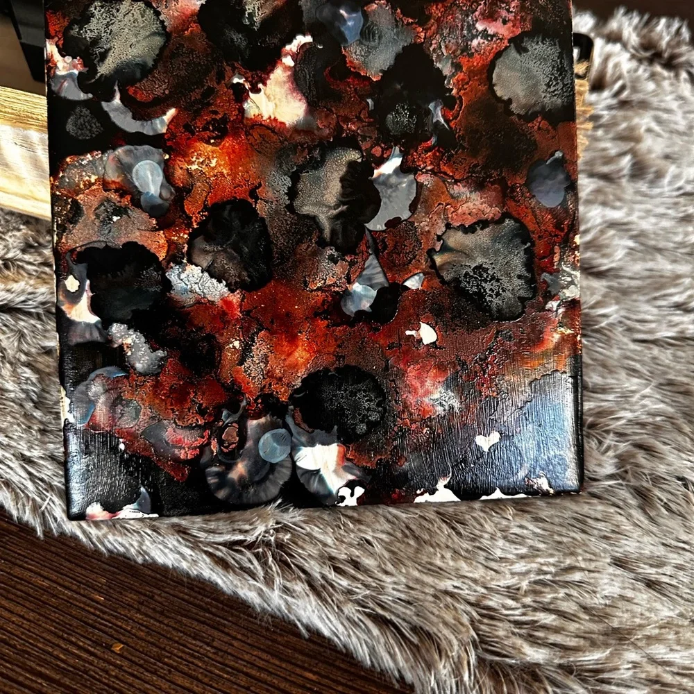 Hand Crafted vibrant abstract